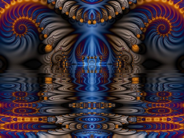 Blue Flame by Deometry